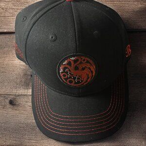2024 Cincinnati Reds HBO House Of Dragon Black House Targaryen Hat NEW‎